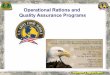 Quality Assurance Division (QUAD) - Quartermaster … Assurance Division (QUAD) Army Field Feeding Menus & ... Marketing Strategy . ... Confetti Cupcakes