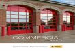 COMMERCIAL - Clopay Garage Doorscdn.clopay.com/public/documents/cmdc-idea-12.pdf · CLOPAY SECTIONAL DOORS 7 DOOR OPTIONS SECTIONAL 6 REMOVABLE CENTER MULLION BREAK-AWAY PASS DOOR