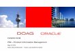 Industry specific cover image - DOAG Deutsche ORACLE ... · Proprietary Material of Oracle Corporation Fusion SCM Customer Boeing implements Fusion DOO and Product Hub The world's