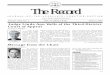 The RecordThe Record - Appellate Practice Section of the ... · The RecordThe Record ... See “Judge Wells,” page 2 INSIDE: Recent Appellate Decisions on the Legal ... did at DCF,