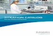 TITRATION CATALOG - Xylem Analytics - Asia Pacific ... Selection table titration Page 4 TITRONIC® and TitroLine® – new series Page 6 TITRONIC® 500 Page 10 TitroLine® 6000 Page