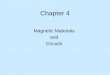 Magnetic Materials and Circuits - Michigan Tech IT …pages.mtu.edu/~avsergue/EET2233/Lectures/CHAPTER4.pdfChapter 4 Magnetic Materials and ... • Perform basic magnetic circuit calculations