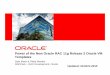 Power of the New Oracle RAC 11g Release 2 Oracle VM Templates · Power of the New Oracle RAC 11g Release 2 ... Oracle RAC 11gR2 OneCommand (v1.1) for Oracle VM ... Power of the New