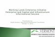 Working Lands Enterprise Initiative Enterprise and …workinglands.vermont.gov/sites/ag_wlei/files/Working Lands... · Working Lands Enterprise Initiative Enterprise and Capital and