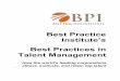 Best Practice Institute’s Best Practices in Talent … Management Introduction.pdfBest Practice Institute’s Best Practices in ... McDonald’s Neal Kulick, ... of thinking outside