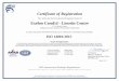 Certificate of Registration Exelon ComEd - Lincoln Centre 1 of 16 • ... Authorized Registration and /01· Accreditation Marks. ... To verify registrations ca ll (888) NSF-9000 or