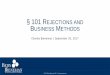 § 101 REJECTIONS AND BUSINESS METHODS - … said ISP server associating each said network account to at least one filtering scheme and at least one set of filtering elements, 