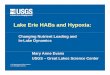 Evans Lake Erie HABs and Hypoxia - Great Lakes … k E i HAB d H iLake Erie HABs and Hypoxia: Changing Nutrient Loading and In-Lake Dynamics Mary Anne Evans USGS – Great Lakes Science