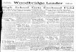 The WfeatW e Leader 12 WfeatW,., Continued warm ; light Houtherly winds, becoming northerly. r e Leader 12 TOpAT AN INDEPENDENT NEWSPAPER PUBLISHED IN THE INTEREST OP WOODBRIDGE TOWNSHIP