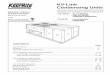 KV-Line Condensing Units - Master Group · KV-Line Condensing Units Outdoor Air-Cooled Condensing Units Bulletin K40-KV-PDS-12 1073950 PRODUCT DATA & SPECIFICATIONS We are on the