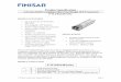 Product Specification - Finisar · FTLF8524P2xNy Pluggable SFP Product Specification Finisar Corporation August 2015 Rev.K Page 3 . II. Absolute Maximum Ratings . Parameter Symbol