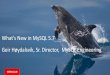 What’s New in MySQL 5.7 Geir Høydalsvik, Sr. Director ... How to Use the PowerPoint Template Author bertrand matthelie Created Date 4/26/2016 4:47:37 PM