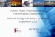 Power Plant Thermodynamic Performance Monitoring 2012/Presentation Slides... · Power Plant Thermodynamic Performance Monitoring ... HEI/condenser ST model ... To Deaerator V-1 Bypass