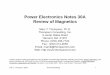 Power Electronics Notes 30A Review of Magnetics · Power Electronics Notes 30A Review of Magnetics Marc T. Thompson, Ph.D. Thompson Consulting, Inc.Thompson Consulting, …