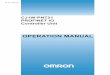 CJ1W-PNT21 Operation Manual - Omron Systems/PLCs...OMRON shall not be responsible for the user's programming of a programmable ... Performance data given in this manual is provided
