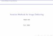 Iterative Methods for Image Deblurringweb.ipac.caltech.edu/staff/fmasci/home/astro_refs/ImageDeblurring... · Iterative Methods for Image ... Iterative Methods for Image Deblurring