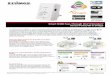 Smart N300 Pass-Through Wi-Fi Extender/ Access …€¦ · The Edimax EW-7438PTn is a Wi-Fi extender with built-in power adapter ... browser for software configuration (Internet 