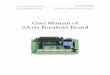 User Manual of 5Axis Breakout Board - LinuxCNC.org ·  · 2016-11-25User Manual of 5Axis Breakout Board. ... etc. single axis stepper driver controller series. ... All the signals