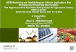 AfDB Workshop on Establishing an African Agriculture Risk …€¦ ·  · 2016-07-15Why NIRSAL is a Game Changer in Nigeria’s Agricultural Finance Space ... Dealers Agro processors