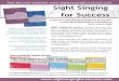 sight singing for success sample package Singing for Success Visit the new website!  Progressive Sight Singing Examples for Preparation of Vocal …