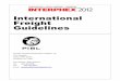 International Freight Guidelines - INTERPHEX · International Freight Guidelines ... LCL - Less than Container Load Ocean Shipments ... Animal and Plant Health Inspection Service