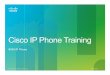Cisco IP Phone Training - Bowling Green State University€¦ ·  · 2017-12-06Cisco IP Phone Training 8945 IP Phone © 2010 Cisco and/or its affiliates. ... Cisco Unified IP Phone