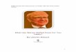 What Has Warren Buffett Done For You Lately? By Charles Rebackbquest/2015/Buffett2015.pdf · 1 Buffet was the 3rd richest person on Forbes’ 2015 list of the world’s richest. What