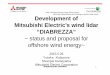 TM-SFW0205 Development of Mitsubishi Electric’s wind lidar ... · Development of Mitsubishi Electric’s wind lidar “DIABREZZA” ~ status and proposal for ... What’s wind sensing