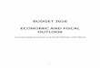 ECONOMIC AND FISCAL OUTLOOK - Budget and Fiscal... · C.3 Budget 2016 Economic and Fiscal Outlook (Incorporating Economic and Fiscal Statistics and Tables) Contents Page Economic