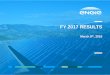 FY 2017 RESULTS - engie.com · SUCCESSFUL STRATEGIC REPOSITIONING FY 2017 RESULTS 3 HIGHLIGHTS ENGIE is ready for growth Strategic pivot is behind us Our 3 …