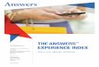 THE ANSWERS EXPERIENCE INDEX - CX With Certainty | … · the answers ™ experience index 2014 u.s. retail edition ... retailer satisfaction 80 2 channels 27% satisfaction 79 brand