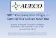 DDTC Company Visit Program: Coming to a College Near … conference/Tues… ·  · 2016-06-02DDTC Company Visit Program: Coming to a College Near You ... • Government Accountability