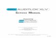 NKL auditlok xlv - w.meilink.comw.meilink.com/pdf/Service Manual.pdf · Service Manual NKL auditlok xlv ... D8R Electronics..... 49 D8X Electronic 