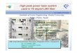 High-peak power laser system used in Yb doped LMA fiber ILE Osaka University 1064nm FBG-FL 1030 nm FBG-FL 1053 nm FBG-FL 1080 nm FBG-FL LN Modulator 980 nm LD 325 mW Power monitor