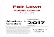 English 11 CP - Fair Lawn Public Schoolscurriculum.fairlawnschools.org/Math/middle school math/Algebra 2... · the foundations as outlined by the Student Learning Standards Curriculum