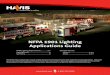 NFPA 1901 Lighting Applications Guide - Havis, Inc Lighting Requirements ... NFPA 1901 Lighting Applications Guide. Hose Bed Lighting Entire Area 3 fc minimum Per Section 13.10.2.1