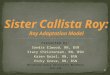 [PPT]Sister Callista Roy: - royppt - homeroyppt.wikispaces.com/file/view/Sister+Callista+Roy+1.pptx · Web viewSister Callista Roy:Roy Adaptation Model Presented by: Sandra Elwood,
