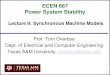 ECEN 667 Power System Stability - Thomas Overbyeoverbye.engr.tamu.edu/wp-content/uploads/sites/146/20… ·  · 2017-10-18ECEN 667 Power System Stability 1 Lecture 9: Synchronous