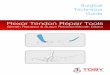 Flexor Tendon Repair Tools - Toby Orthotobyortho.com/wp-content/uploads/Flexor-Tendon-Repair-Tools...866.979.TOBY (8629) | | catalog no. TO-FTRT TOBY® Flexor Tendon Repair Tools are