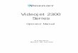 Videojet 2300 Series America/Operator... · Videojet 2310, 2320 and 2330 Operator Manual ... • BS EN 55024:1998+A1 2001 +A2 2003 Immunity Characteristics: Limits and Methods of
