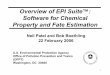 Overview of EPI Suite™: Software for Chemical Property and ... · Software for Chemical Property and Fate Estimation ... (Koc) WSKOW water ... Std Dev Mean Error