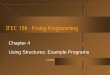 ITEC 198 - Prolog Programming - Radford Universitymhtay/ITEC198/Chapter_4.pdfITEC 198 - Prolog Programming Chapter 4 Using Structures: Example Programs 2 Chapter 4 Using Structures: