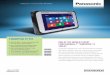Panasonic recommends Windows. · TOUGHPAD FZ-M1 Panasonic is constantly enhancing product specifications and accessories. Specifications subject to change without notice. Trademarks