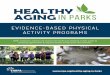 EVIDENCE-BASED PHYSICAL ACTIVITY PROGRAMS€¦ · EVIDENCE-BASED PHYSICAL ACTIVITY PROGRAMS ... •Technical assistance •Fidelity Checklist ... safe and effective exercise