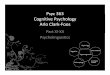 Psyc 363 Cognitive Psychology Al Cl kArlo Clark-Foosacfoos/Courses/363/11-12... · Psyc 363 Cognitive Psychology Al Cl kArlo Clark-Foos ... Slobin (1982) on Canonical Structure [[]schema]