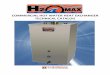 COMMERCIAL HOT WATER HEAT EXCHANGER …boilers-water-heaters.thermalsolutions.com/Asset/H2OMax Heat... · GENERAL SIZING ... ‐ H2OMax's tankless design is unlike any other. It doesn't