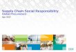 Supply Chain Social Responsibility - IBM WWW Page · Supply Chain Social Responsibility Global Procurement . ... We can build a stronger and more responsible supply chain by working