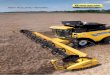 New HollaNd Headers - · PDF filecleaN eNergy leader® strategy Headers play a vital role in New Holland’s industry-leading sustainable agricultural programme, the Clean Energy Leader®