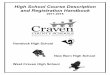 High School Course Description and Registration … School Course Description and Registration Handbook 2017-2018 Havelock High School New Bern High School West Craven High School