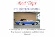 by DTS ENTERPRISES INC. - Rod Topsrodtops.com/pdf/RodTops-FFR-Owners-Manual.pdfAll of the Rod Tops built by DTS Enterprises Inc are designed to enhance the look of the vehicle while
